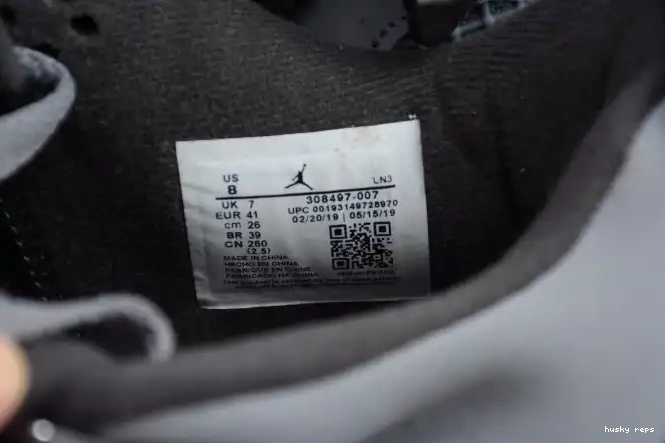 Rep Husky (2019) 308497-007 4 Retro Jordan Grey Air Cool 0423